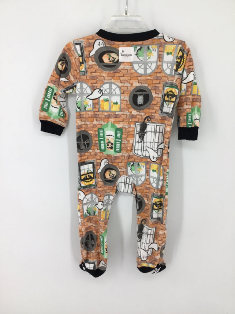 Burt's Bees Baby Child Size 6-9 Months Brown Halloween Sleeper