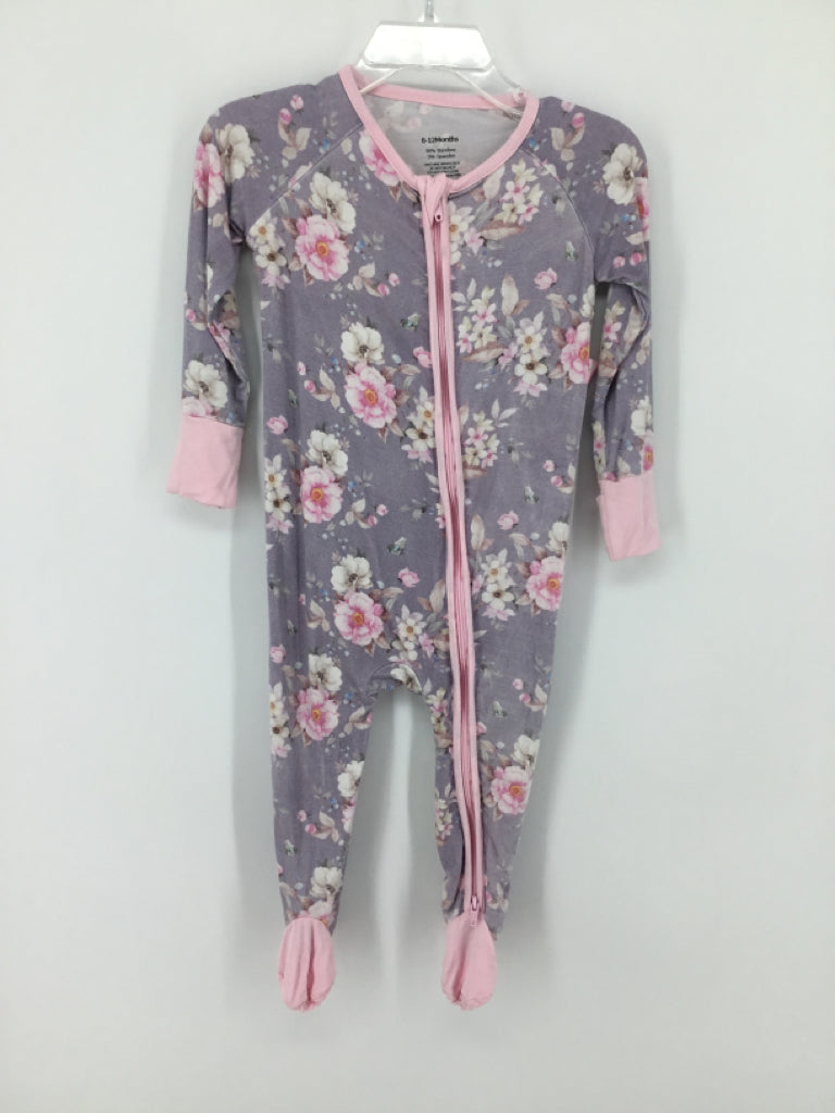 brandless Child Size 6-12 Months Purple Sleepers