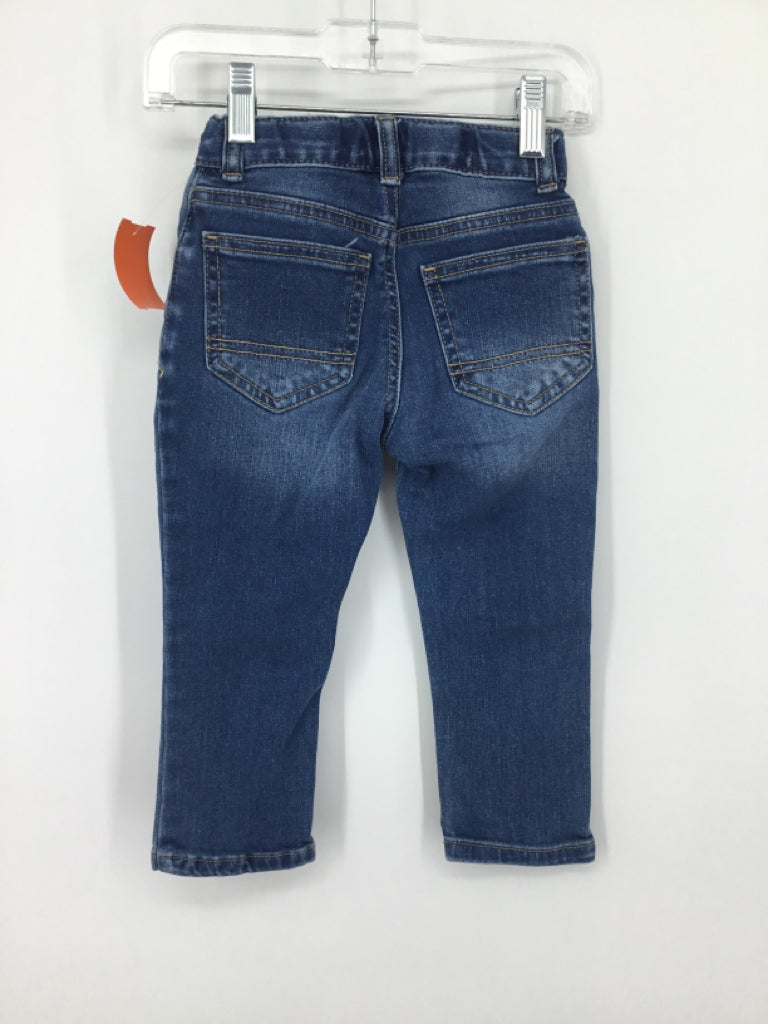 Cat & Jack Child Size 2 Blue Solid Jeans - boys