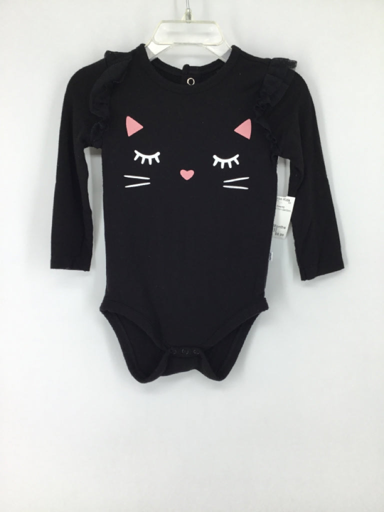 Play by Little Sleepies Child Size 6-12 Months Black Halloween Onesie