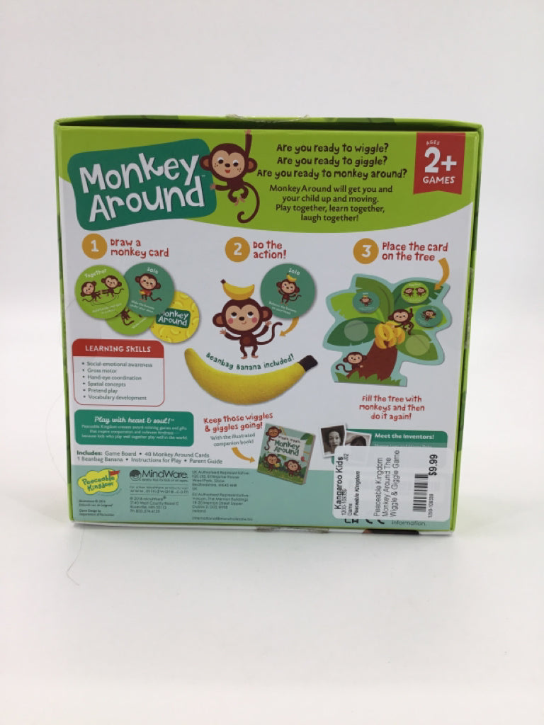 Peaceable Kingdom Monkey Around The Wiggle & Giggle Game
