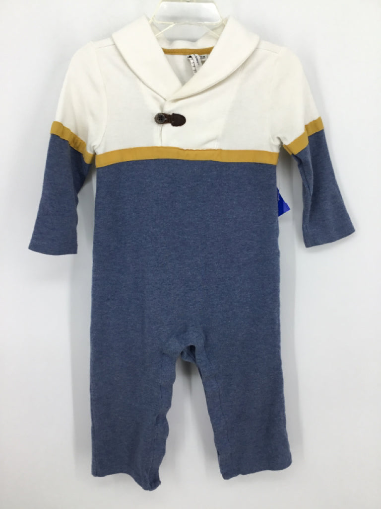 Janie and Jack Child Size 12-18 Months Blue Solid Outfit - boys