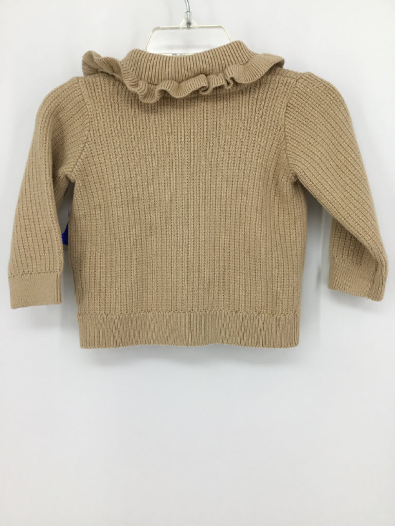 H & M Child Size 6 Months Tan Sweater - girls