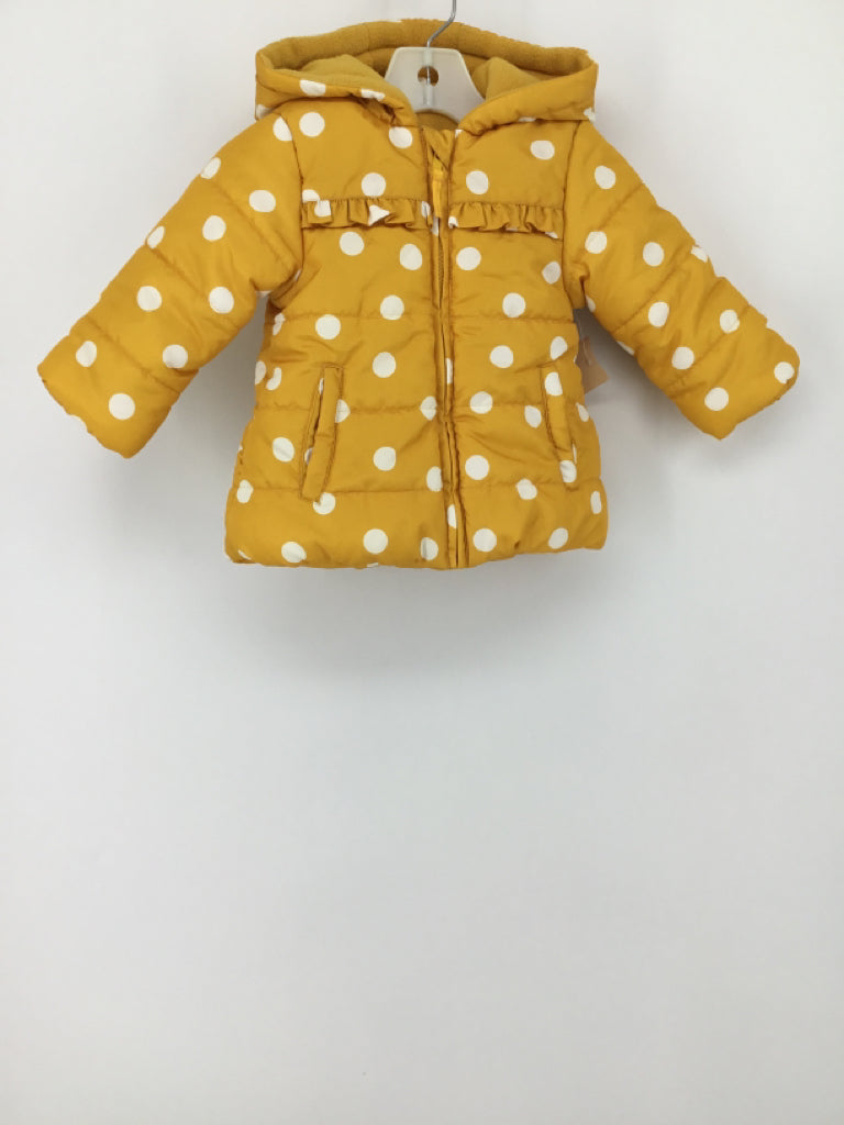 Little Me Child Size 12 Months Yellow Outerwear - girls