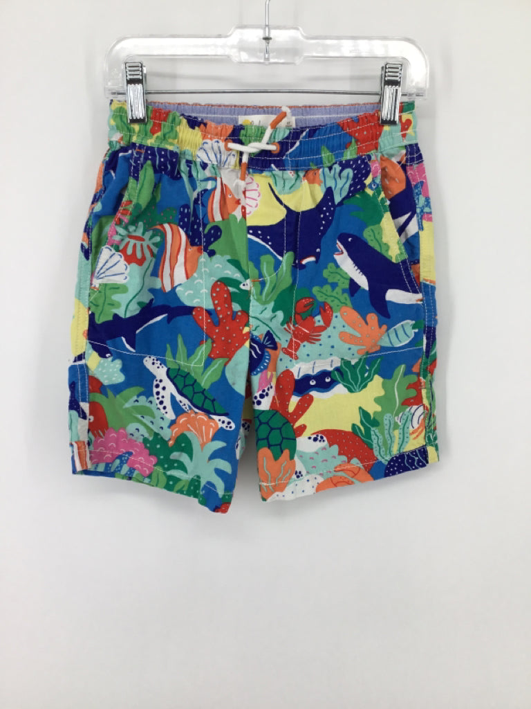 Boden Child Size 6 Multi-Color Print Shorts - boys