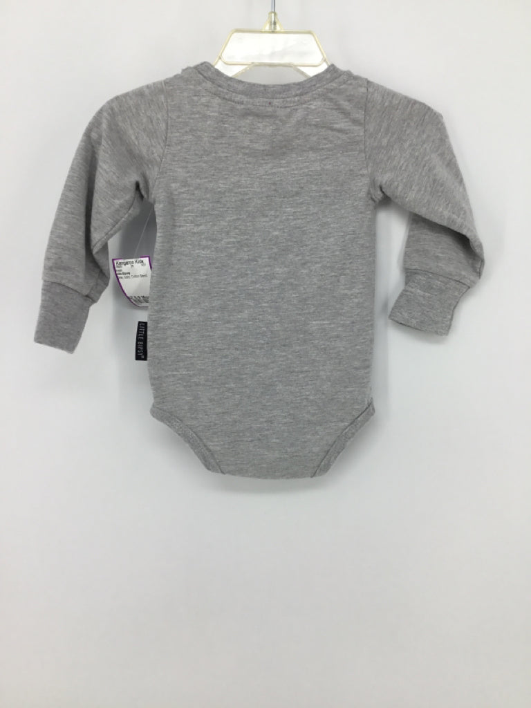 Little Bipsey Child Size 6-9 Months Gray Onesie