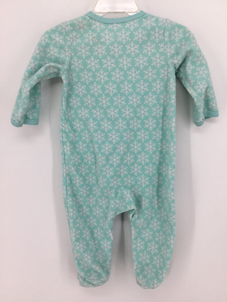 Carter's Child Size 6 Months Blue Sleepers