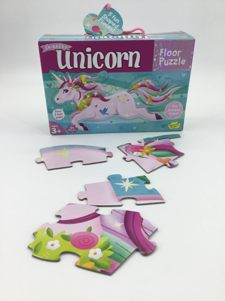 Peaceable Kingdom Shimmery Unicorn Puzzle