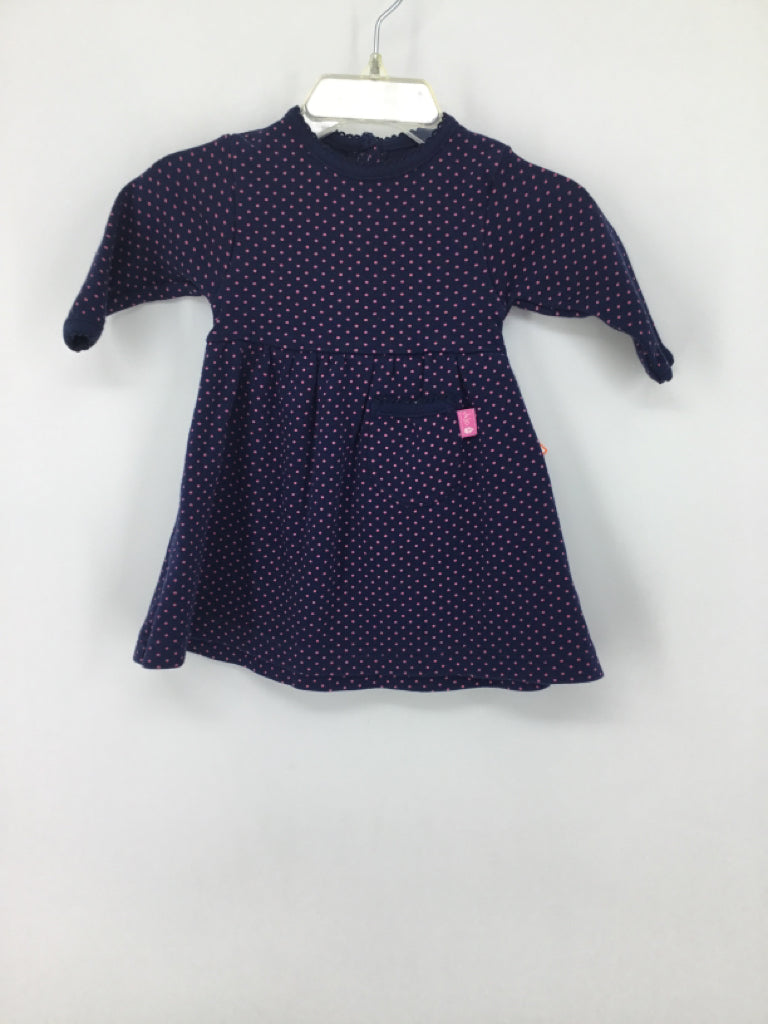 JoJo Maman Bebe Child Size 0-3 Months Navy Dress - girls