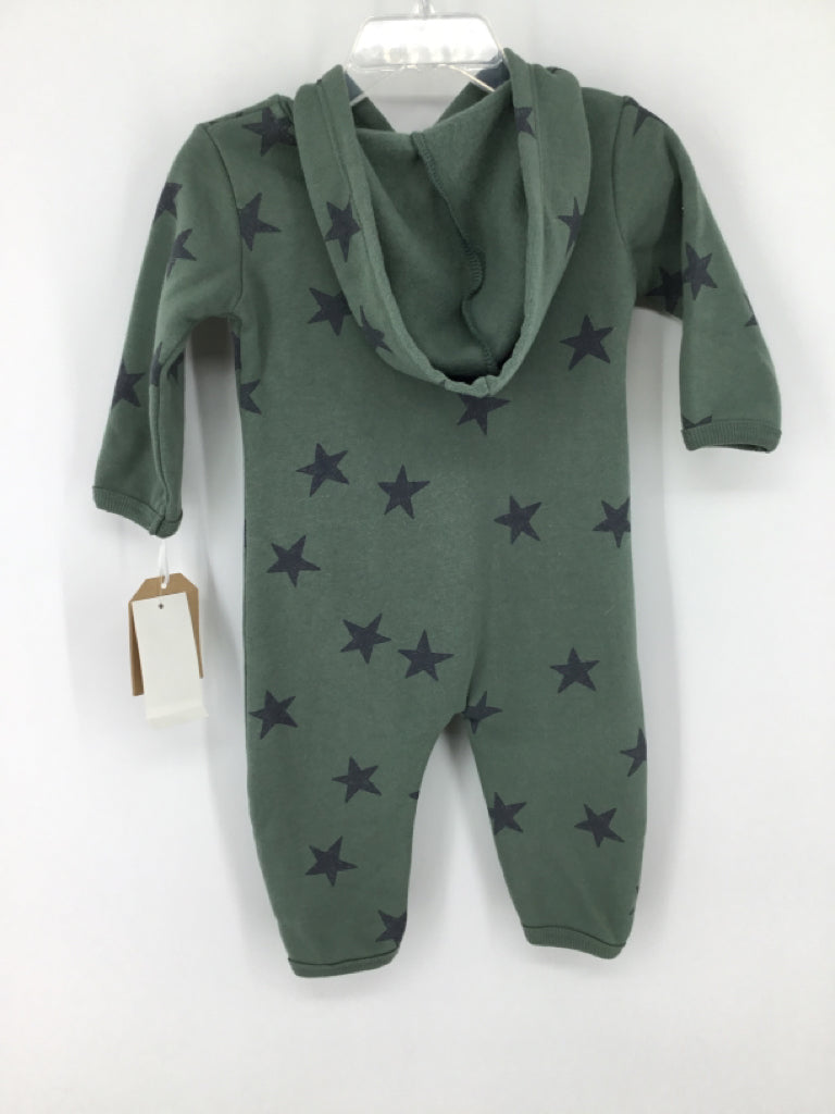 Grayson Collective Child Size 3-6 Months Green Stars Outfit - boys