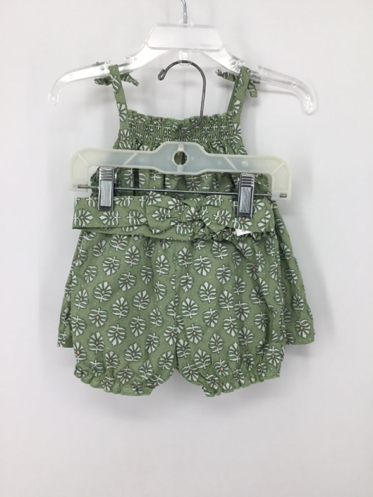 Just One You Made by Carters Child Size 18 Months Green Outfit - girls