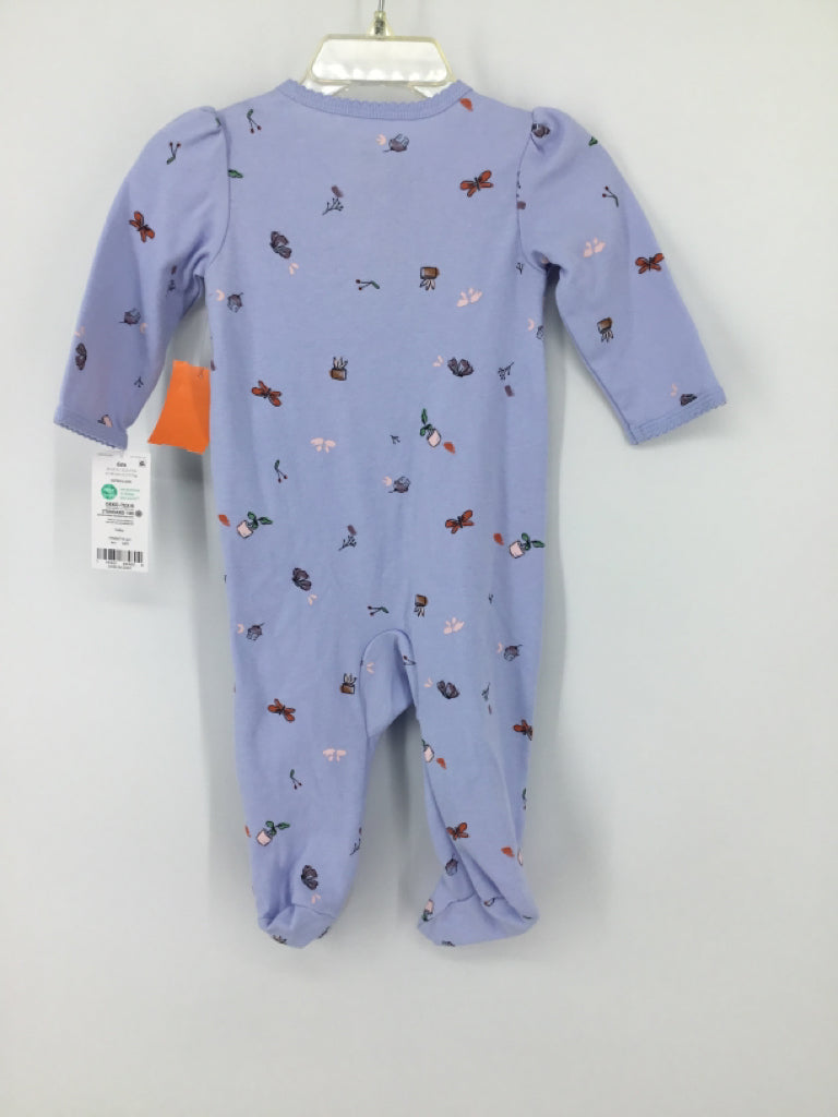 Carter's Child Size 6 Months Blue Sleepers