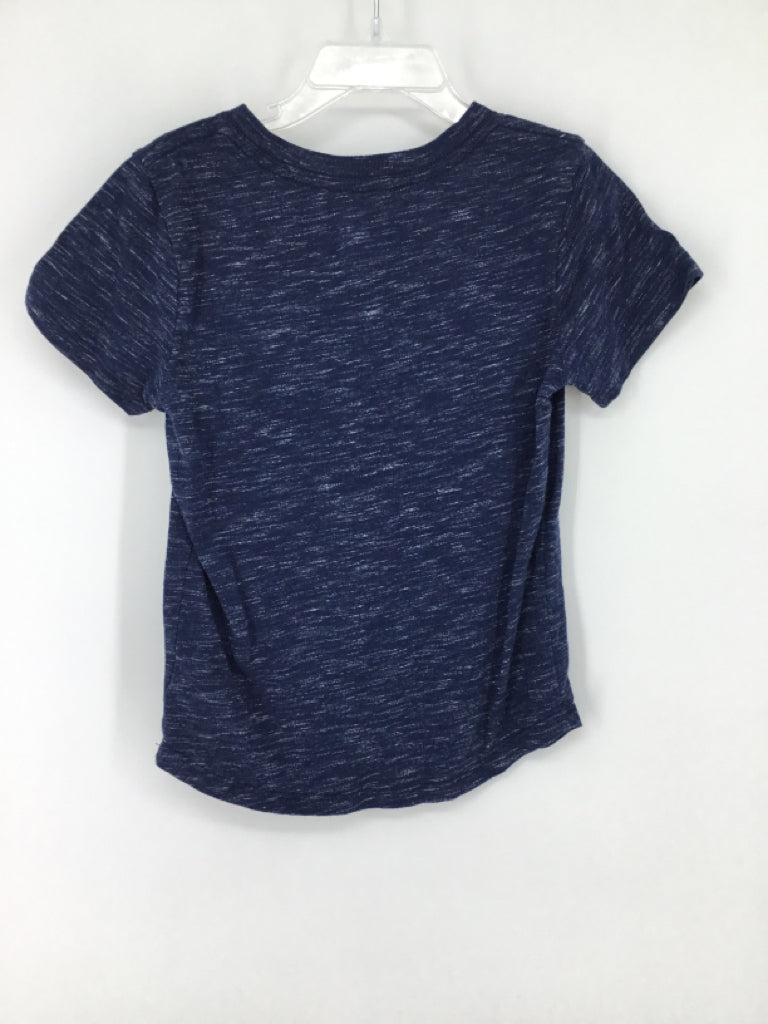 Cat & Jack Child Size 4 Blue Marbled T-shirt - boys