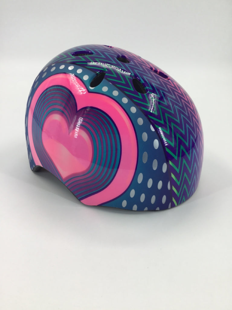 Raskullz Child Size Small Hearts Bike Helmet