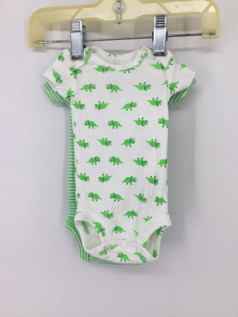 Simple Joys made by Carters Child Size Preemie Green Onesie