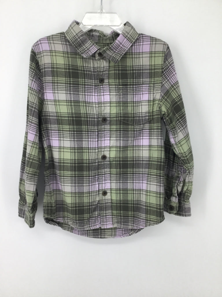 Cat & Jack Child Size 5 Green Shirt - girls