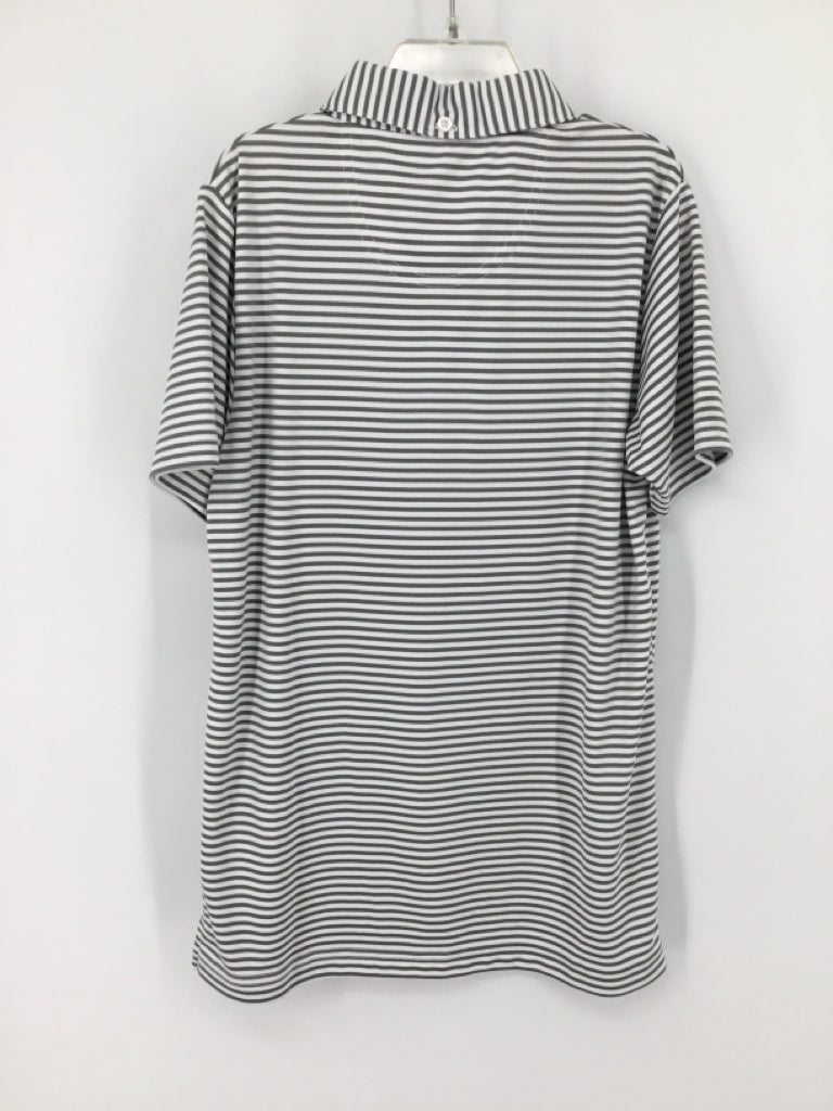 Garb Team Child Size 7 Gray Stripe Shirt - boys