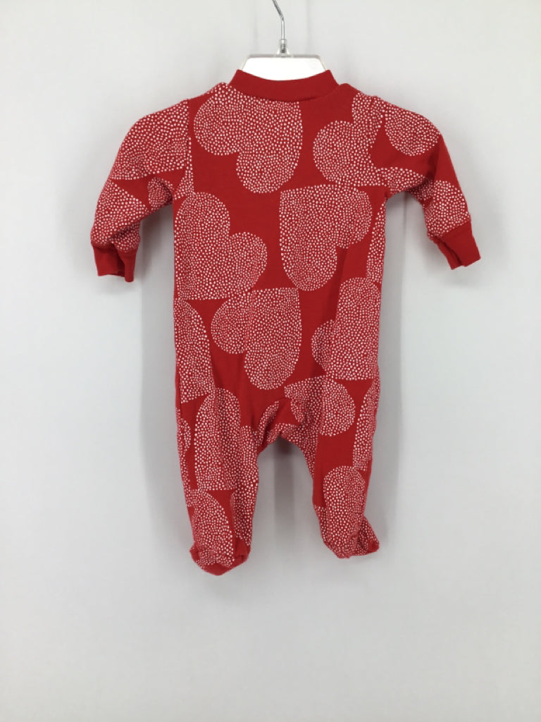 Carter's Child Size 3 Months Red Sleepers