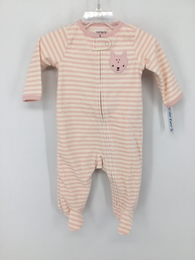 Carter's Child Size 6 Months Pink Sleepers