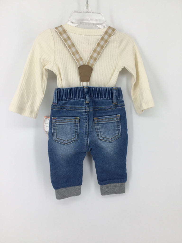 Cat & Jack Child Size Newborn White Solid Outfit - boys