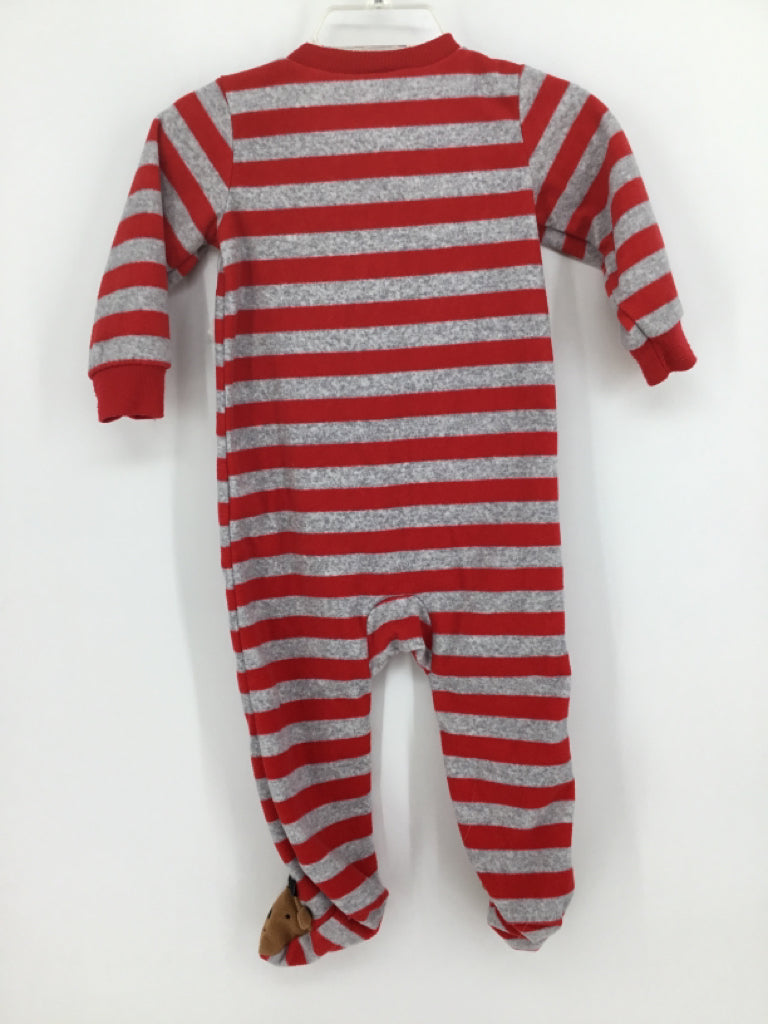 Just One You Made by Carters Child Size 9 Months Red Christmas Sleeper