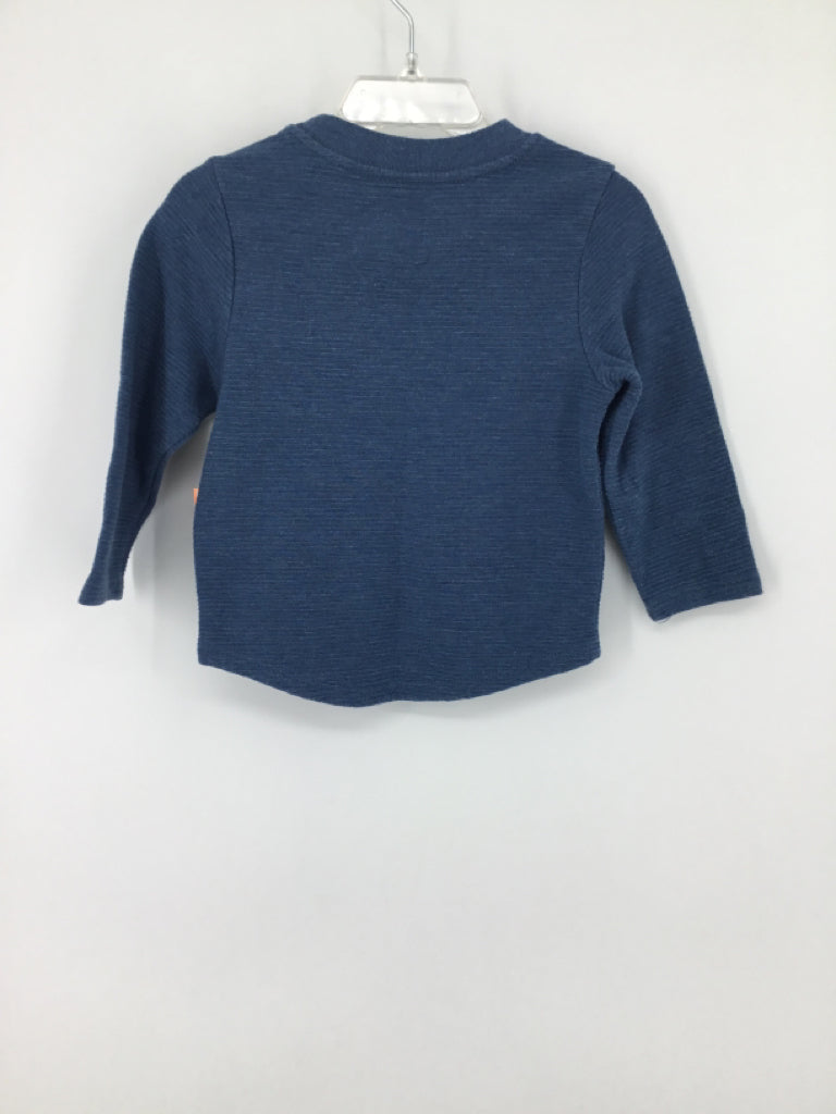 Cat & Jack Child Size 18 Months Blue Solid Shirt - boys