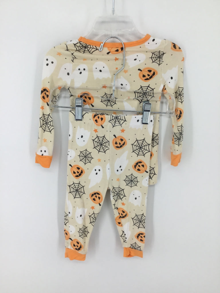 Milkberry Child Size 12 Months Orange Halloween Pajamas