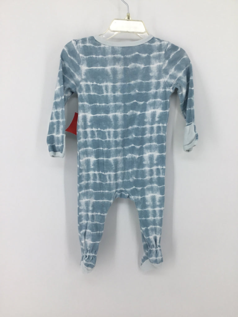 cloud island Child Size 6-9 Months Blue Sleepers