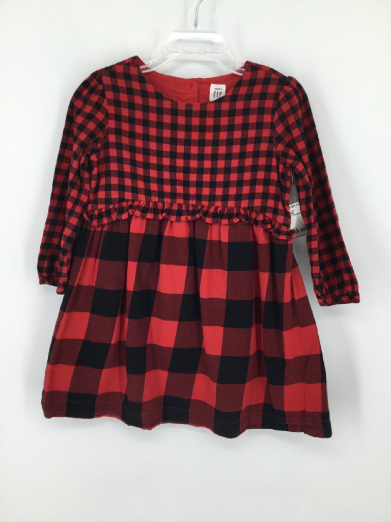 Baby Gap Child Size 4 Red Dress - girls