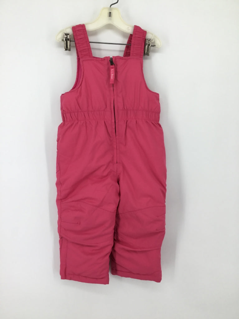 LL Bean Child Size 3 Pink Outerwear - girls
