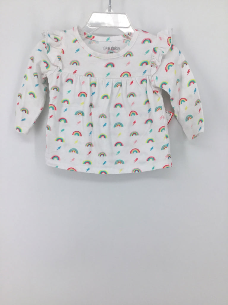 okie dokie Child Size 9 Months White Shirt - girls