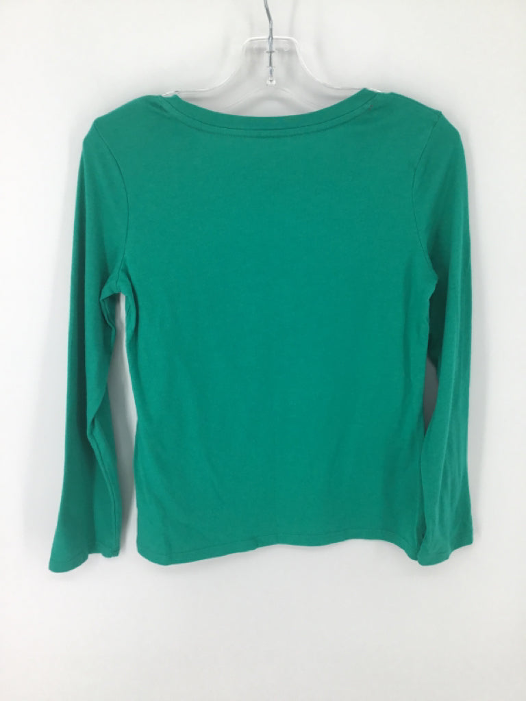 Cat & Jack Child Size 7 Green Christmas T-Shirt