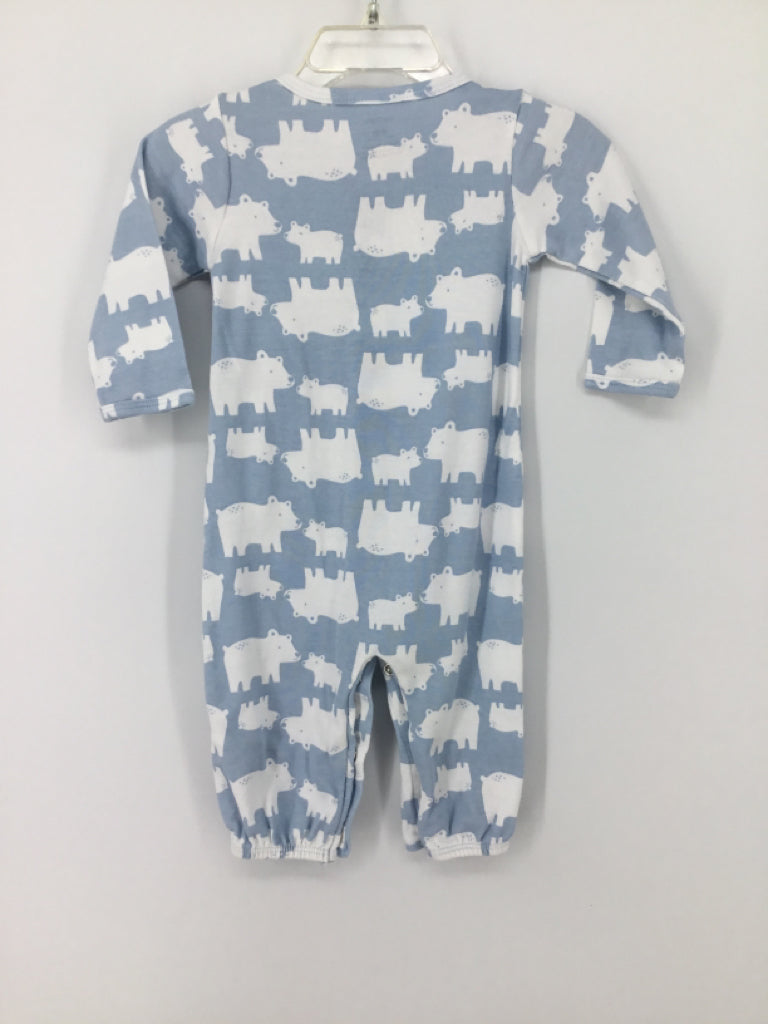 Carter's Child Size 6 Months Blue Print Pajamas - boys