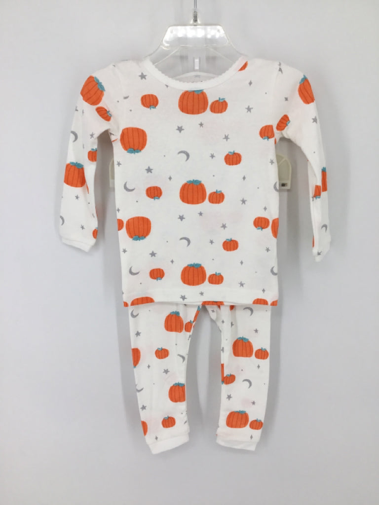 Just One You Made by Carters Child Size 12 Months White Halloween Pajamas