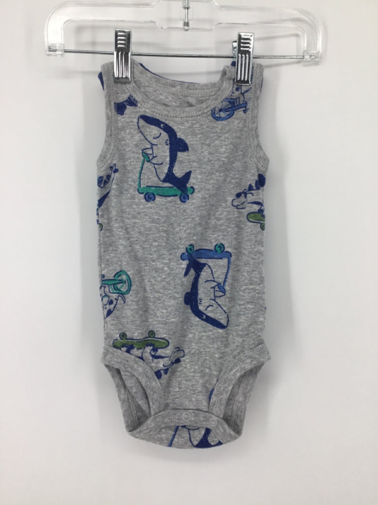 Carter's Child Size 6 Months Blue Onesie