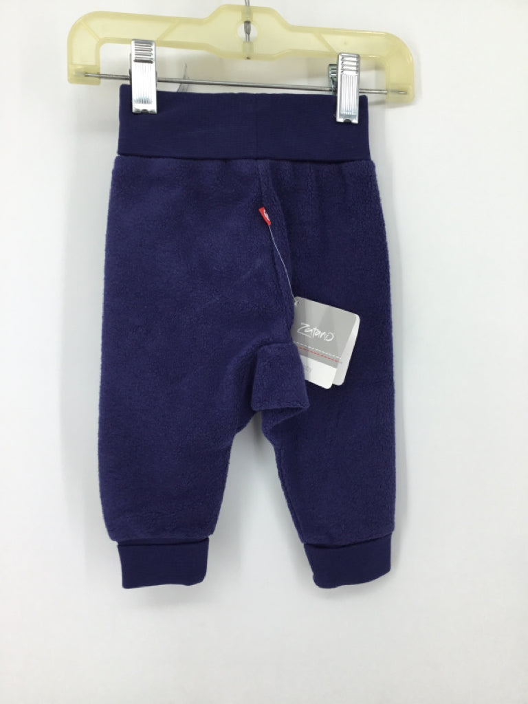 Zutano Child Size 6 Months Blue Solid Pants - boys
