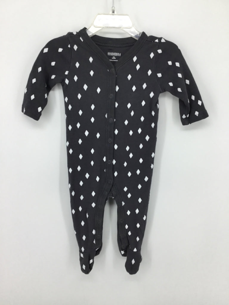 Gymboree Child Size 3-6 Months Gray Sleepers