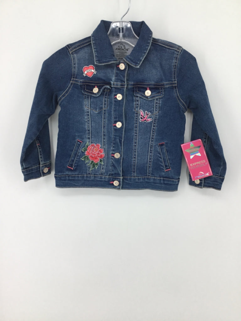 Jordache Child Size 4 Blue Jacket - girls