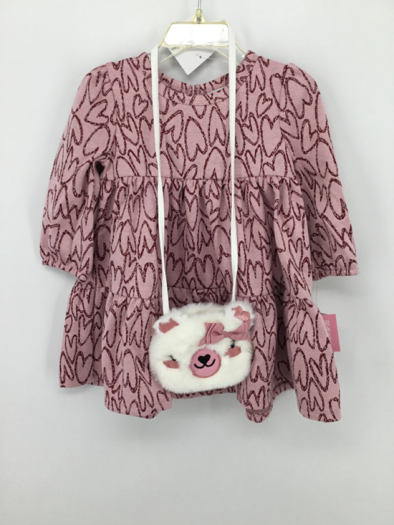 Rare Editions Child Size 2 Pink Valentine's Day Dress
