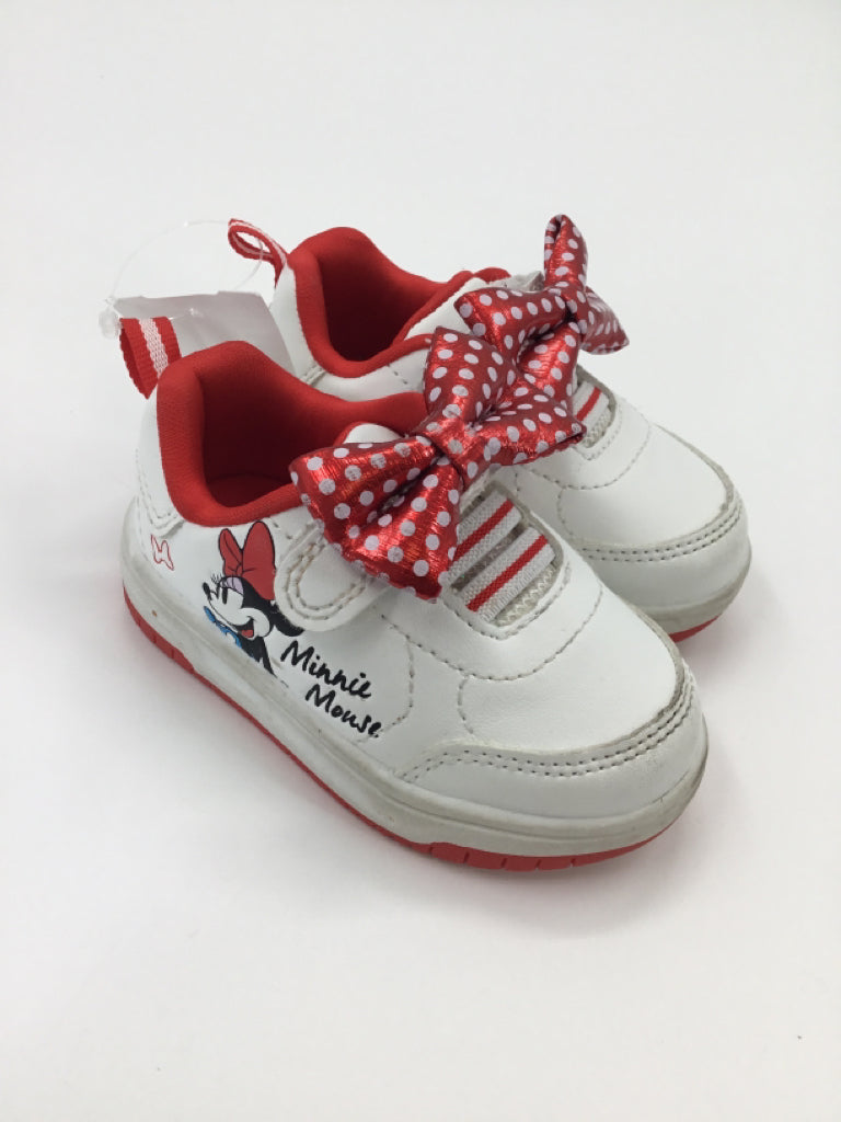 Disney Child Size 4 Toddler White Sneakers