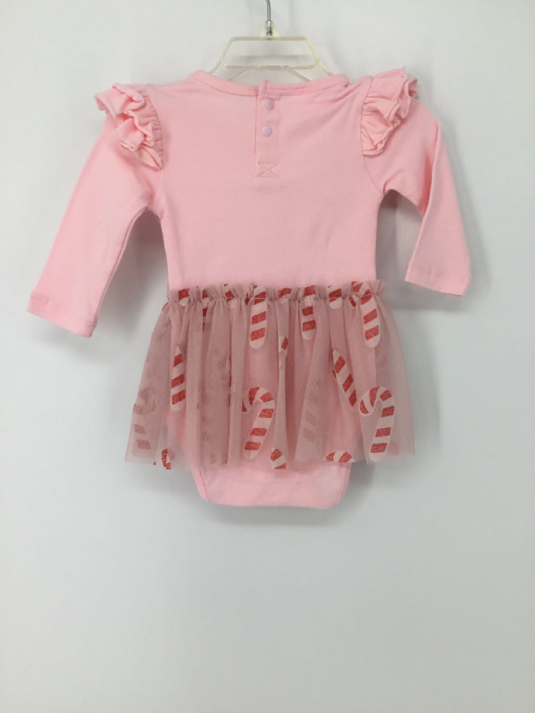 Sweet Wink Child Size 3-6 Months Pink Christmas Outfit