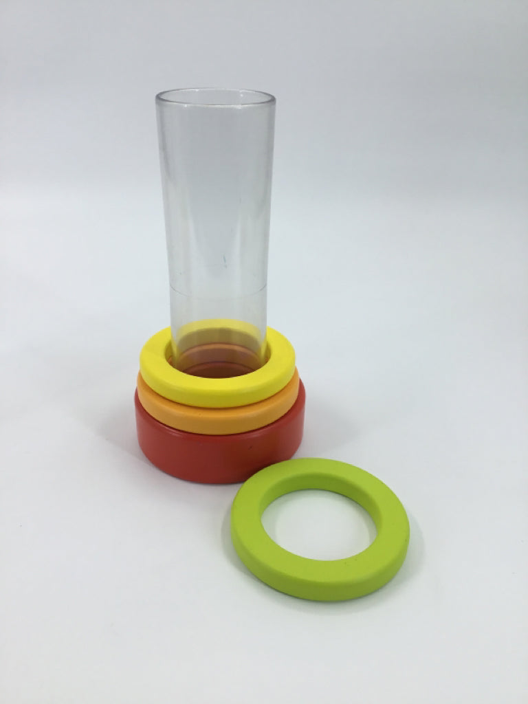 Lovevery Clear Tube with Stacking Rings