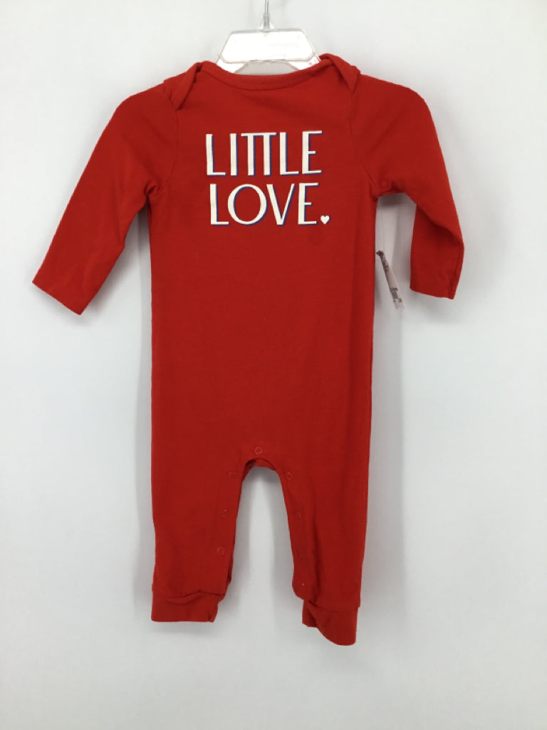 Cat & Jack Child Size 6-9 Months Red Valentine's Day Outfit