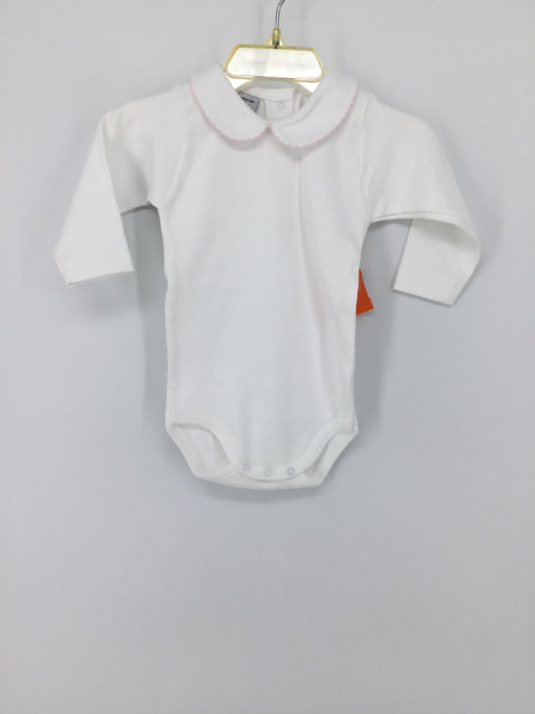 Babidu Child Size 6 Months White Onesie