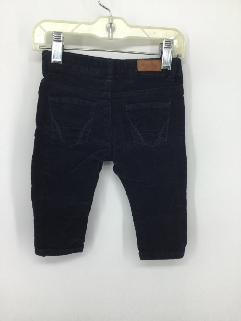 Zara Child Size 3-6 Months Navy Solid Pants - boys