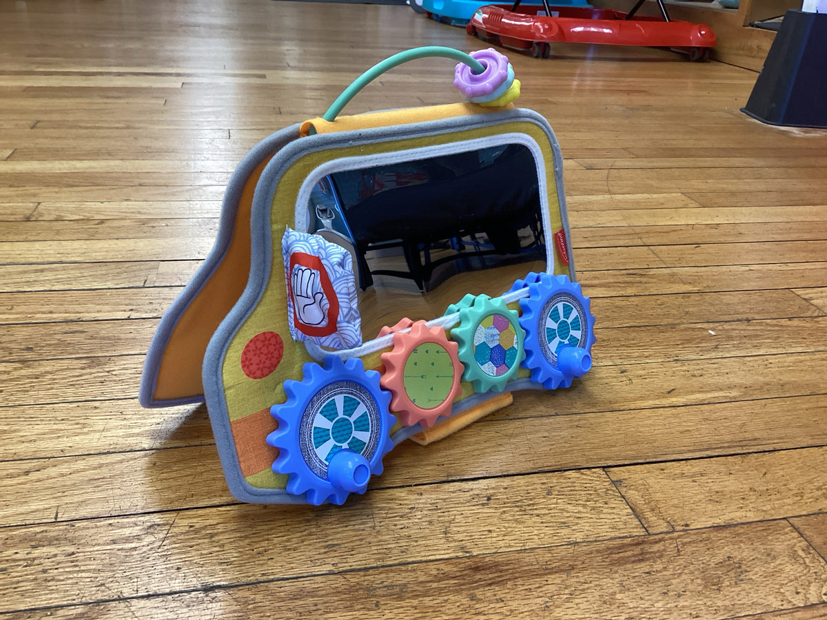 infantino 2-in-1 Gears In Motion Bus Activity Tummy Time Mirror