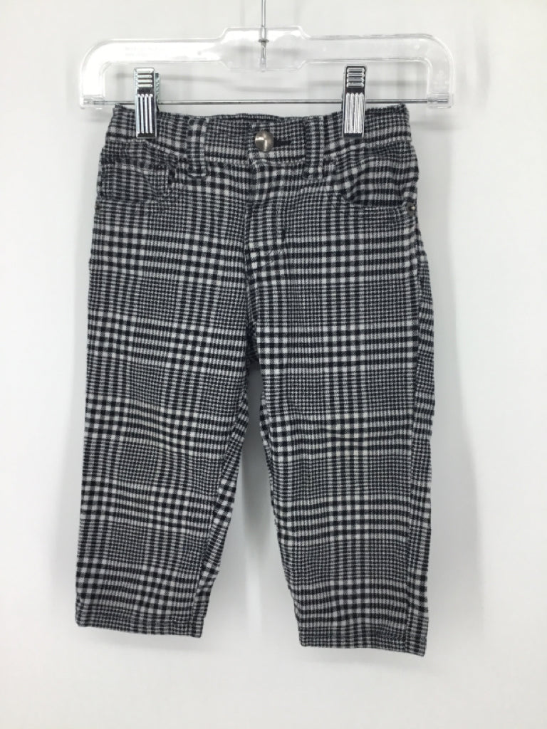 Baby Gap Child Size 18-24 Months Black Plaid Pants - boys