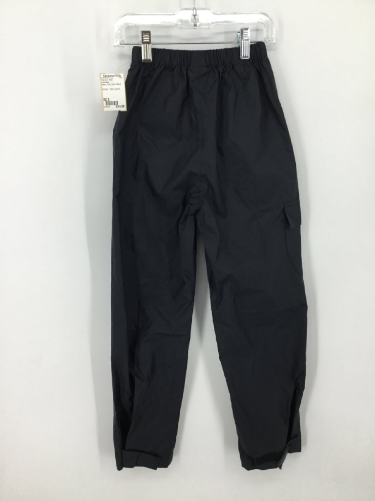 Columbia Child Size 8 Black Solid Rain Pants