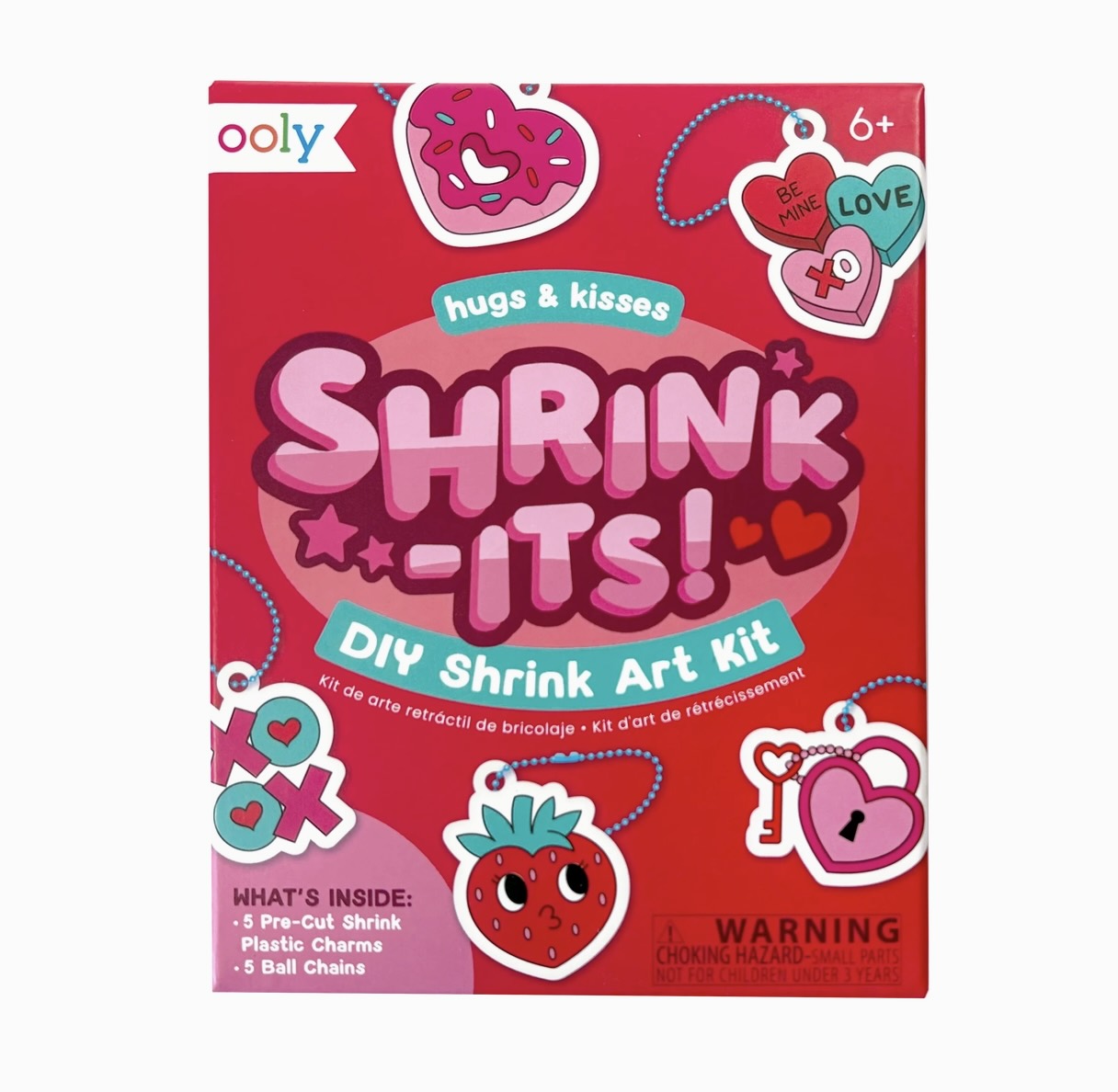 Ooly - Mini Shrink-Its! D.I.Y. Skrink Art Kit (Hugs & Kisses)