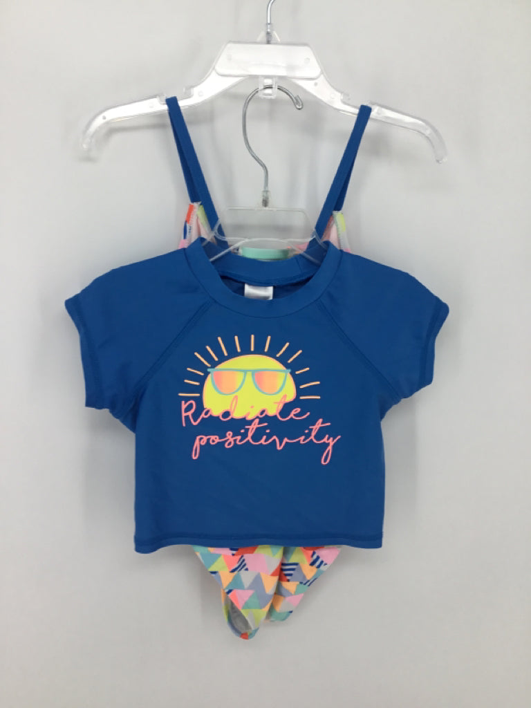 Cat & Jack Child Size 4 Blue Swimwear - girls